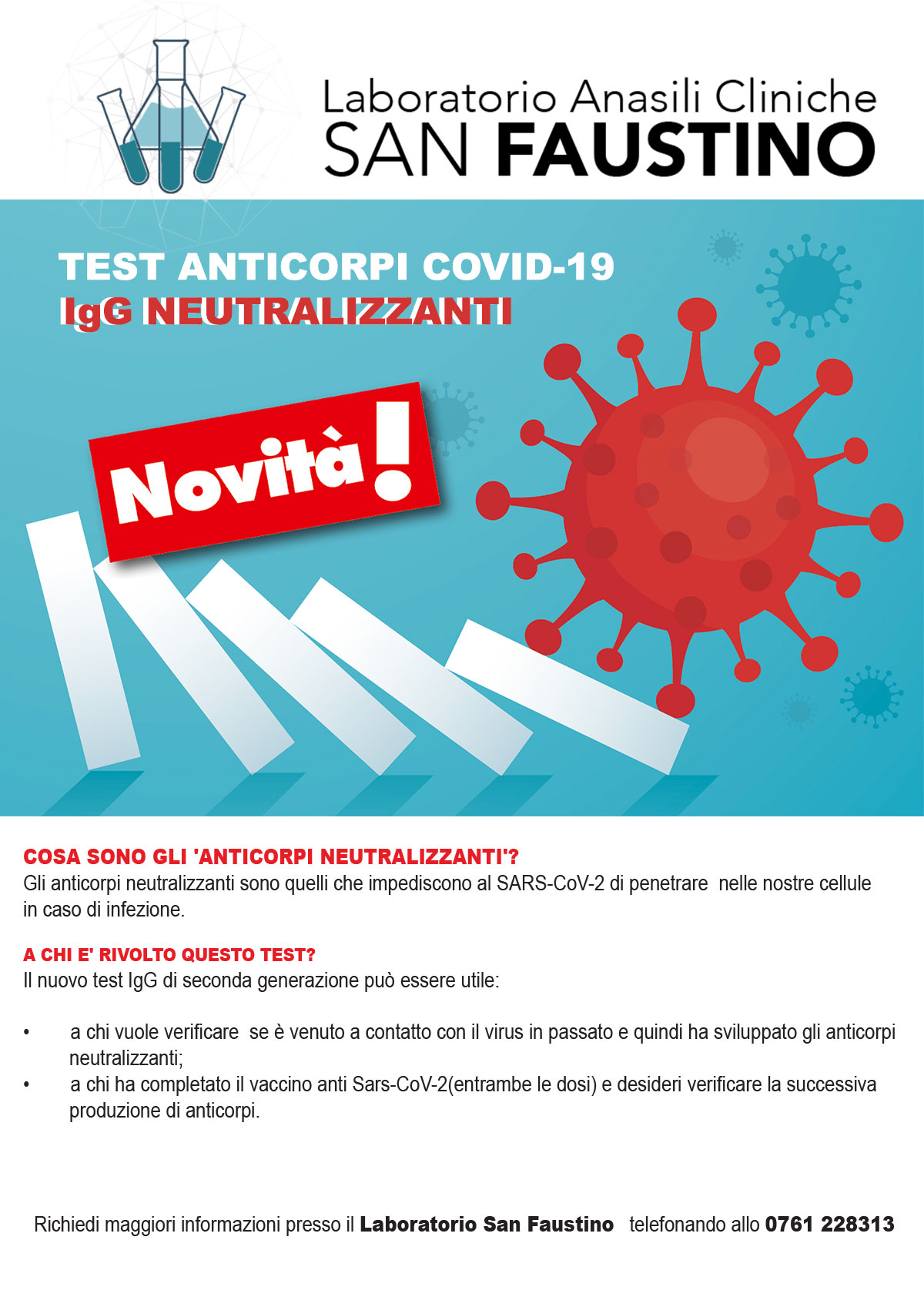 nuovo test covid